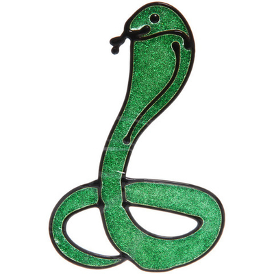 Наклейка на стекло «Дымчатая змея» 15*20 см