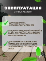 Опрыскиватель садовый 1,5л пульверизатор помповый