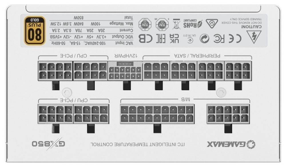 Блок питания Game Max GX-850 PRO 850 Вт