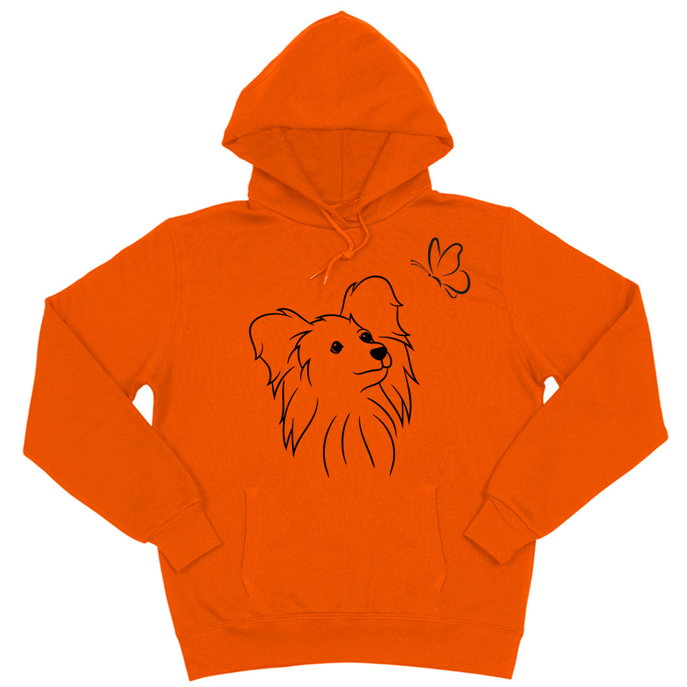 Толстовка "Папильон и бабочка"