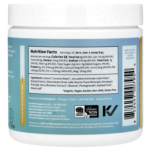 Sprout Living, Colorfuel ™ Hydration, лимон и цитрус, 200 г (7 унций)