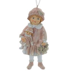 GAEM Изделие декоративное подвесное "Мальчик/Девочка", L5 W4 H10,5 см, 4в.