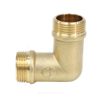 Угольник латунь Ду 20 (3/4") НР/НР VALFEX VF.093.L.034