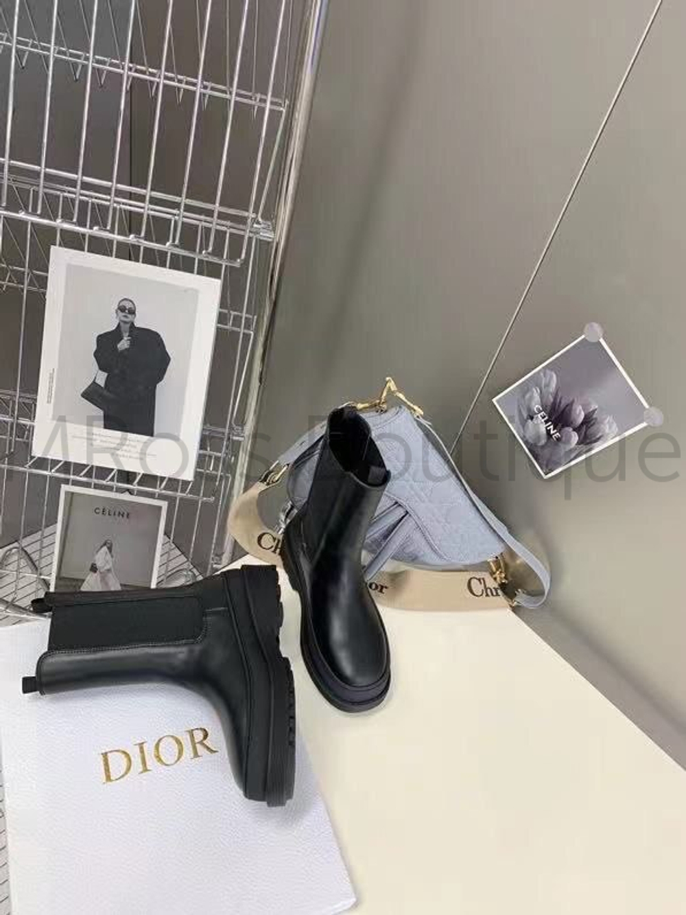 Ботинки Dior Trial черные (Диор) премиум класс