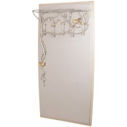 Вешалка настенная Терра (без зеркала) Айвори мраморное золото
