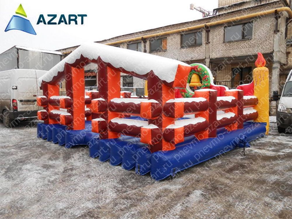 Батут "Рождественский олень"