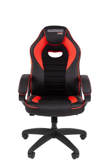 Офисное кресло Chairman   game 16 Россия экопремиум черный/красный