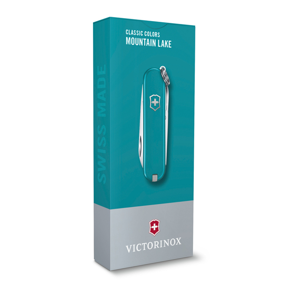 Нож-брелок Victorinox Classic SD Colors, 58 мм, 7 функций, "Mountain Lake"