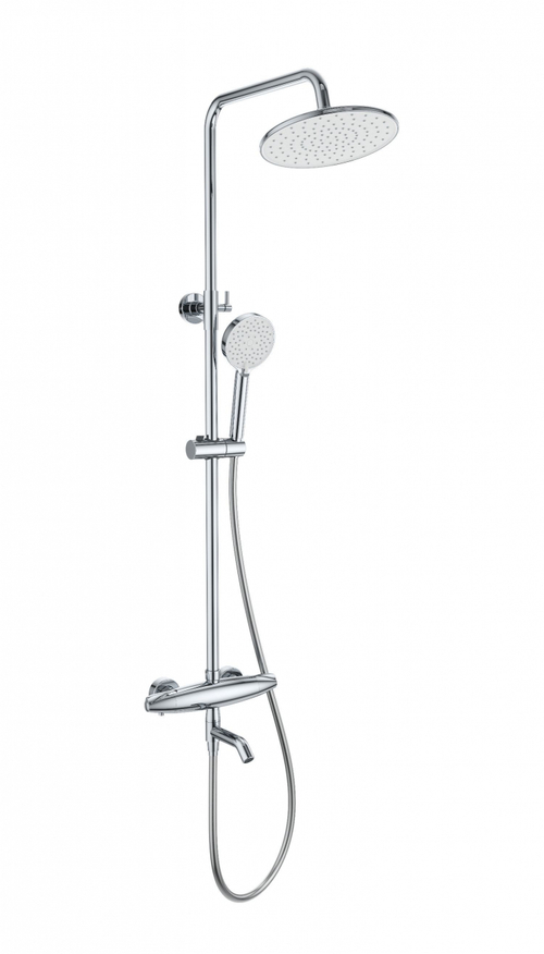 Душевая система с термостатом WONZON & WOGHAND CAPSULE, Хром (WW-B3031-A3-CR)