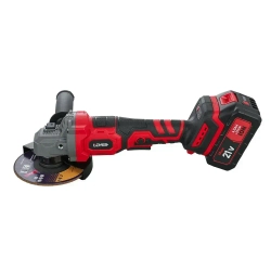 УШМ болгарка бесщеточная 125 с регулировкой оборотов аккумуляторная 21 В с аккумуляторами 4,0 Ач 2 АКБ,6 шт.Шлифовальный круг И Переносной ящик для инструментов