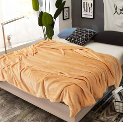 Плед двуспалка Рыжий Барашка Велюр-Плюш 200х230