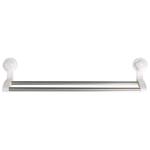 Полотенцедержатель Fixsen Grampus трубчатый двойной 55 см, белый (GR-7078)