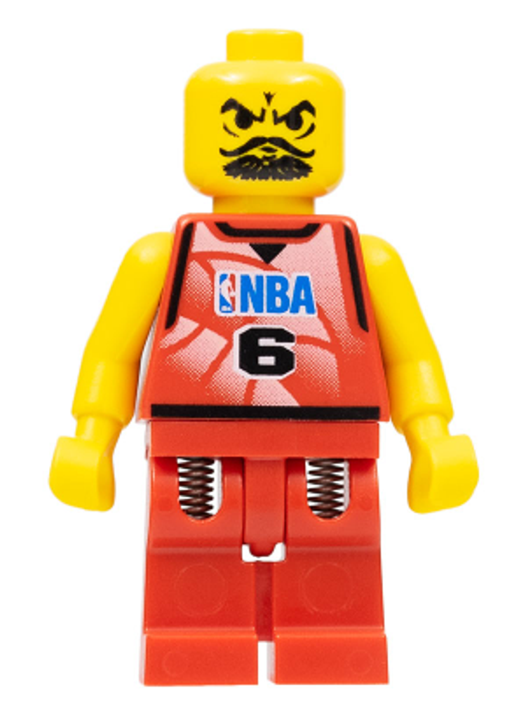 Минифигурка LEGO nba041 Игрок номер 6