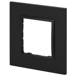 Рамка для розеток и выключателей ЭРА Elegance 14-5011-05 Classic, на 1 пост, антрацит