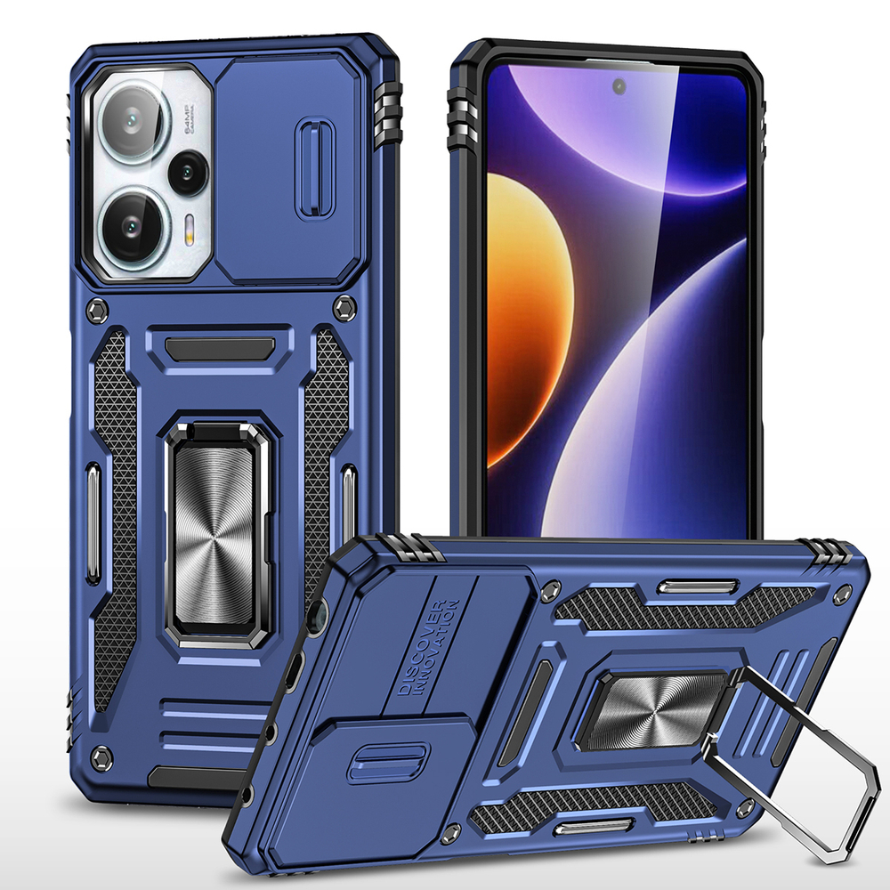 Чехол Safe Case с кольцом и защитой камеры для Xiaomi Poco X5 5G