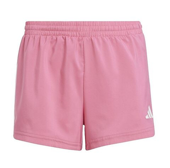 Шорты для девочки теннисные Adidas Girls Train Essentials 3-Stripes - розовый фьюжн/белый