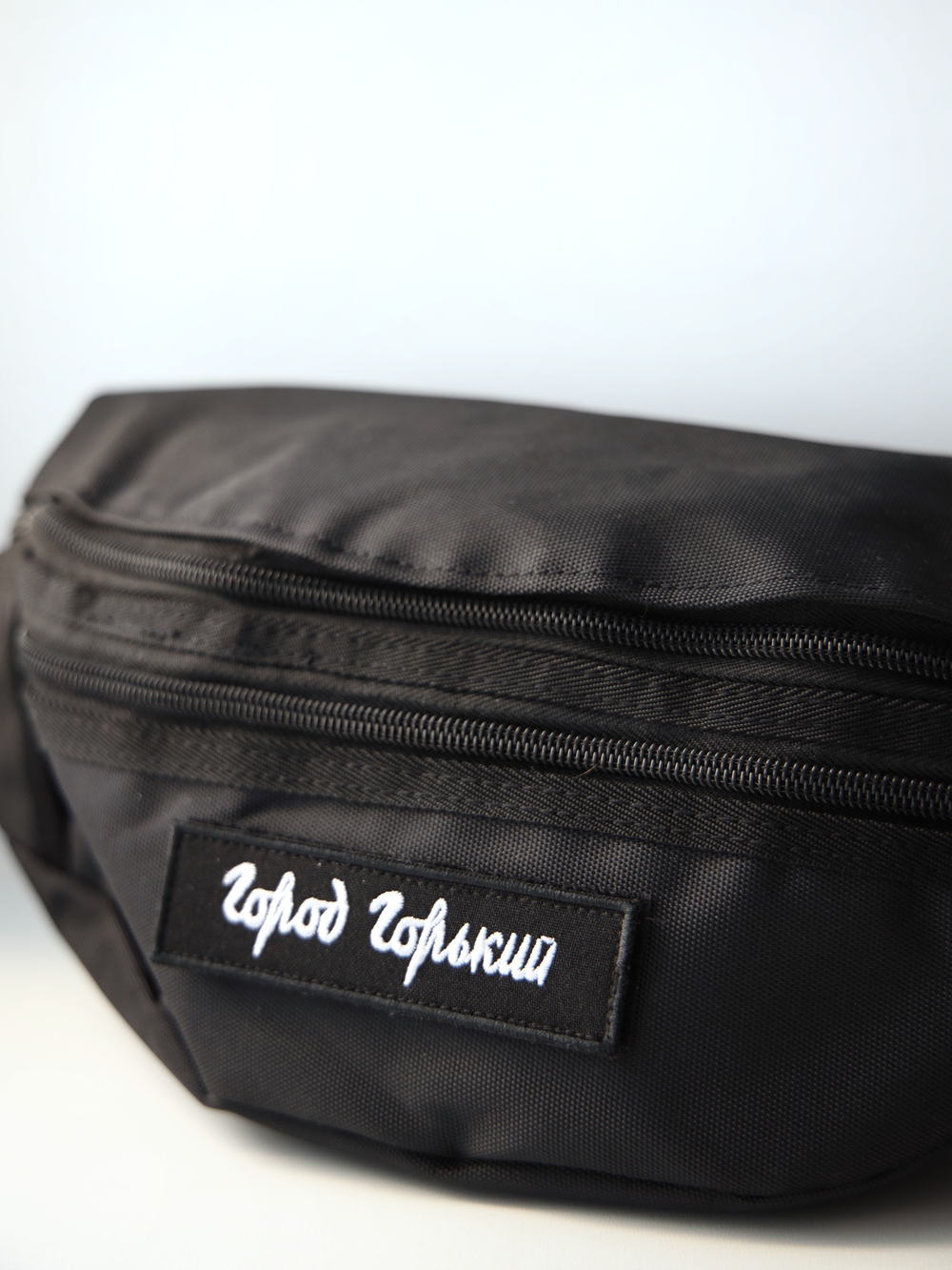 Поясная сумка с шевроном-липучкой квадратная