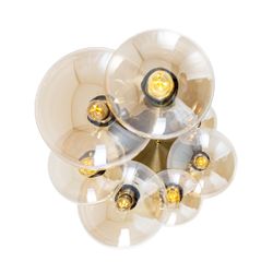 Citilux Томми CL102073 Люстра каскадная с янтарными шарами