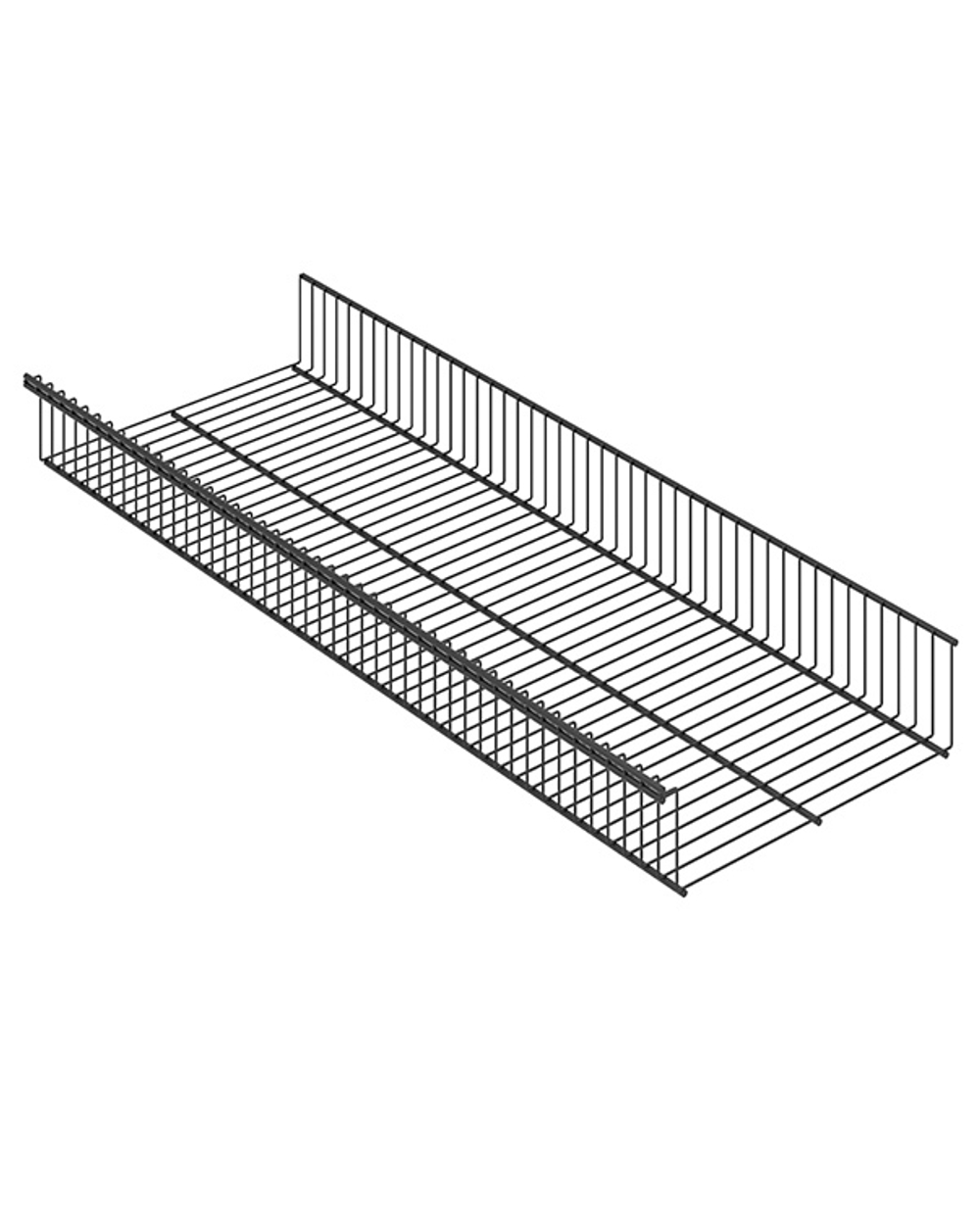 Полка-корзина GSb 90х30 графит