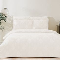 Постельное белье MODENA BAMBOO кремовый жаккард deluxe TIVOLYO HOME Турция