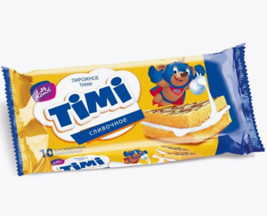 ПИРОЖНОЕ ТИМИ СЛИВОЧНОЕ 300ГР