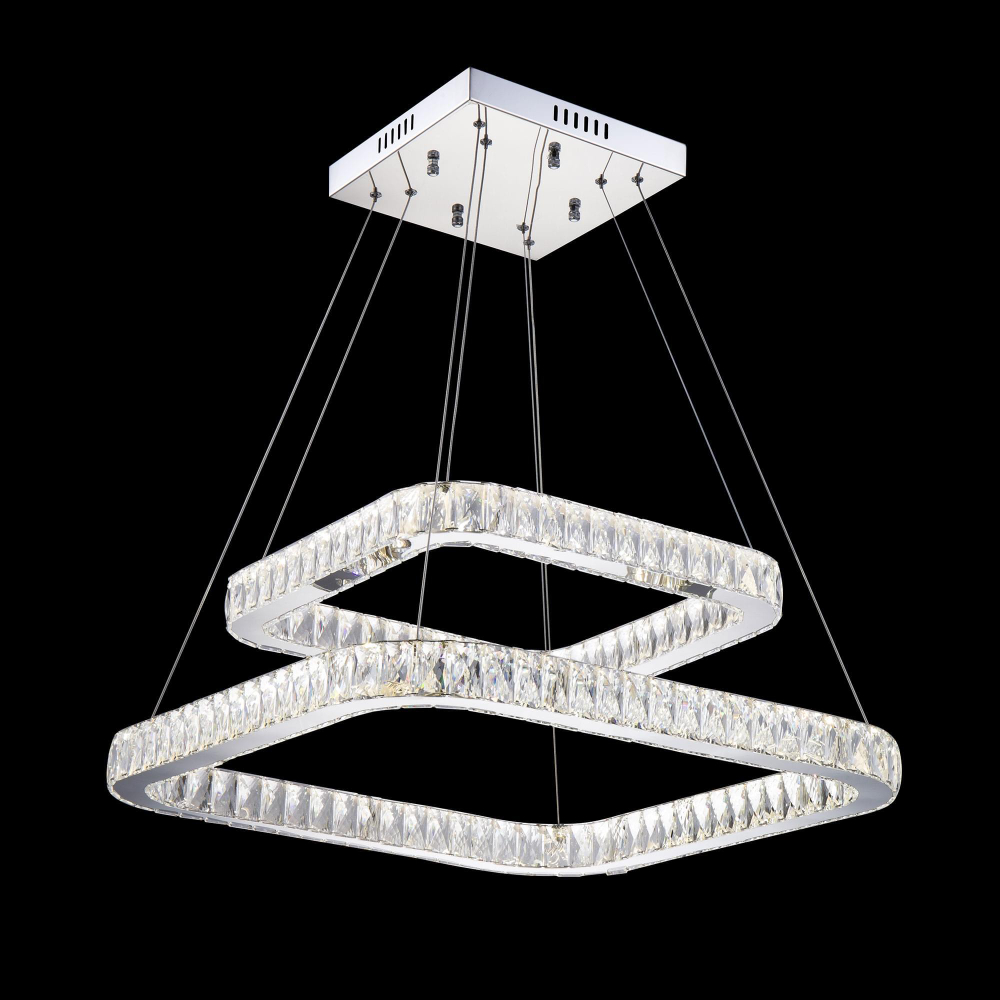 Eletto Granda EL336P70 LED Люстра хрустальная с пультом Хром