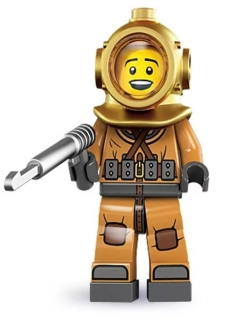 LEGO Minifigures 8833 series 8 серия Водолаз