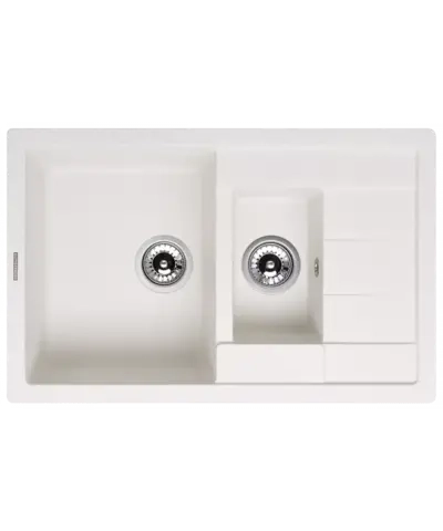 Кухонная мойка Kuppersberg MODENA 1,5B1D WHITE ALABASTER