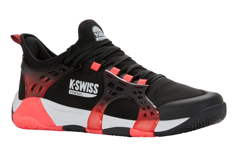 Мужские кроссовки для Падел K-Swiss K-Frame Padel - black/micro chip/neon lava