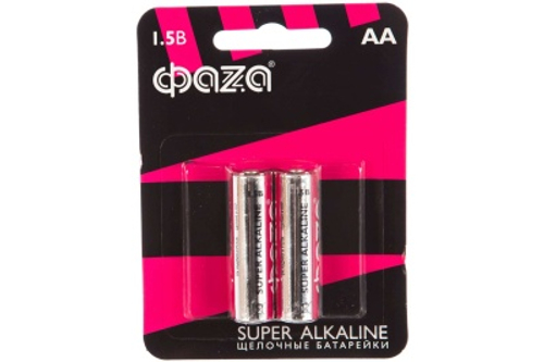 Батарейки ФАZA Super Alkaline S-2 щелочные тип АА LR 6 (2шт/уп)