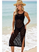 Туника пляжная вязаная платье майка