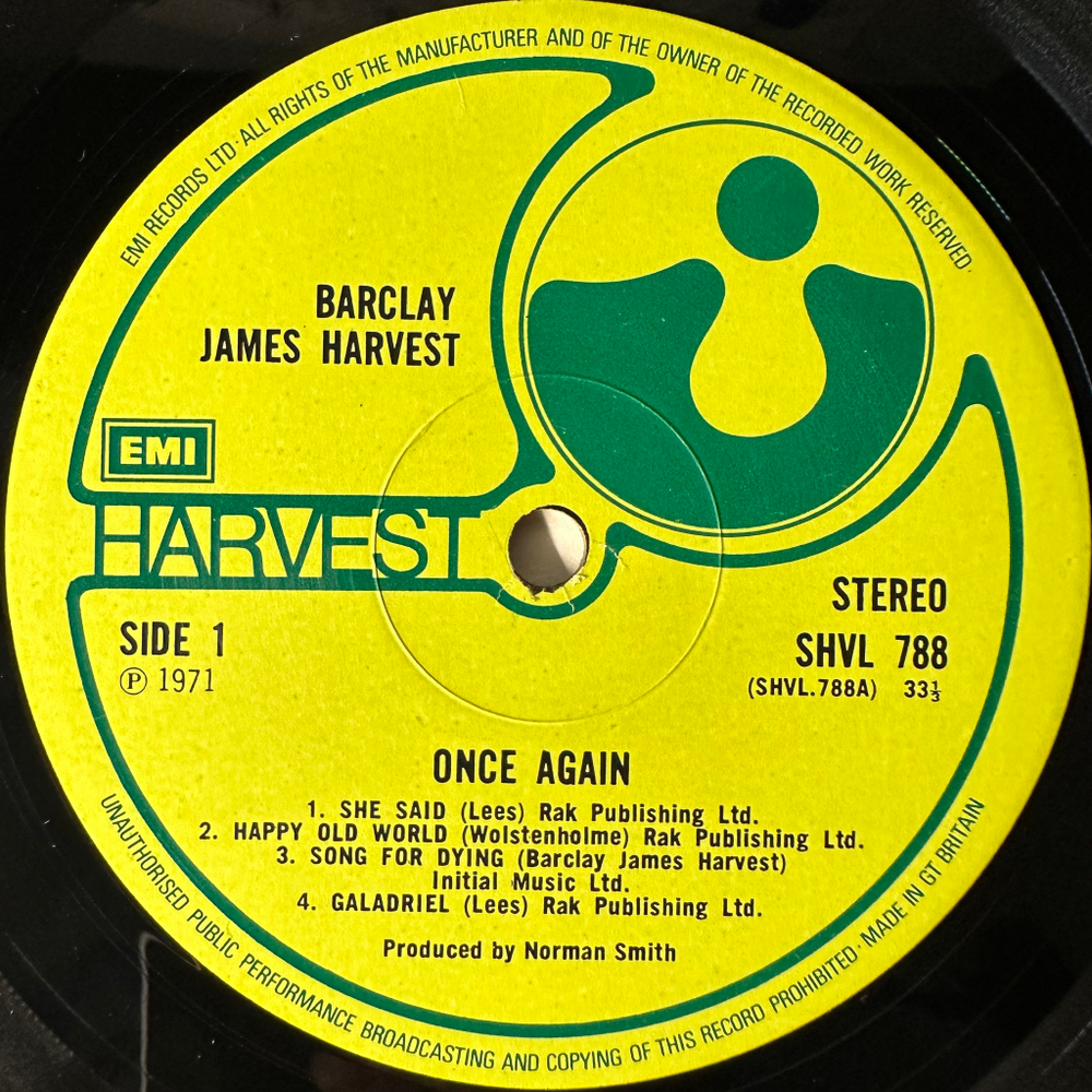 Barclay James Harvest ‎– Once Again (Англия 1978г.)