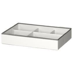 IKEA JÄTTEBJÖRN  (ИКЕА ЙÄТТЕБЙÖРН)  -  Органайзер, белый/серый, 50x35x9 см