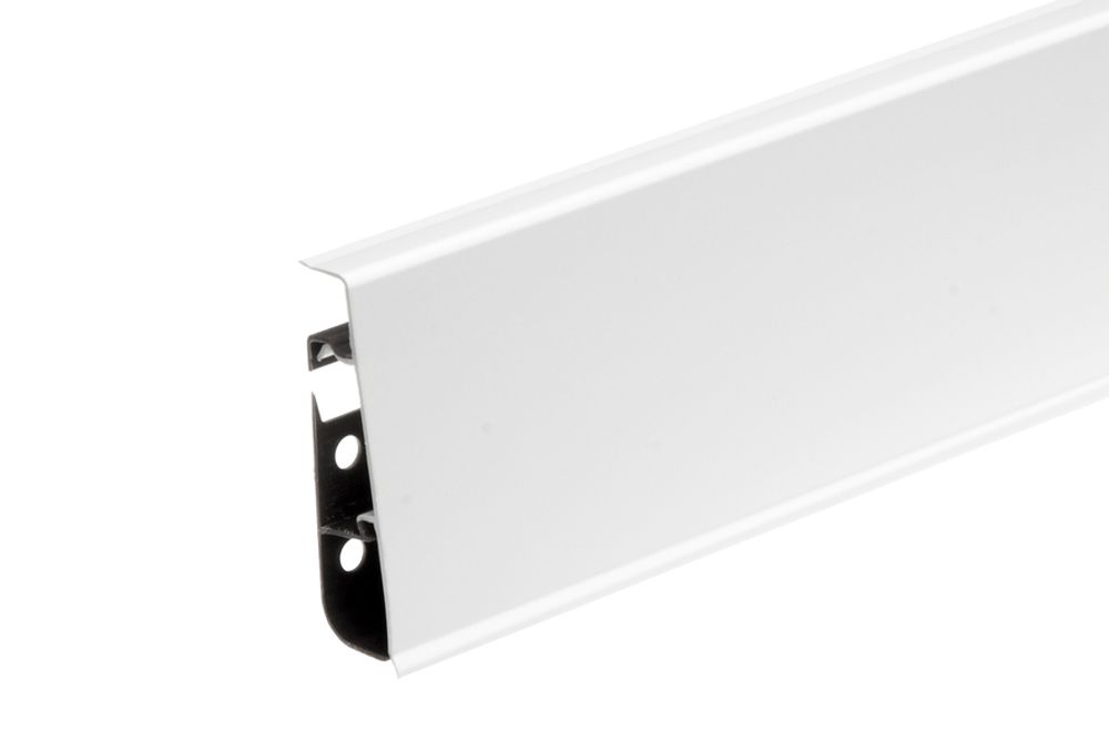 Плинтус Cezar Hi-Line P089 Белый глянцевый, 2500x75x22 мм