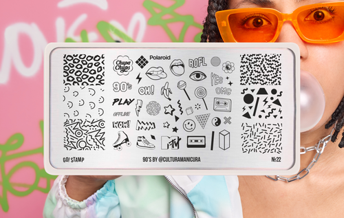 GO! Stamp Пластина для стемпинга 022 90s by @culturamanicura