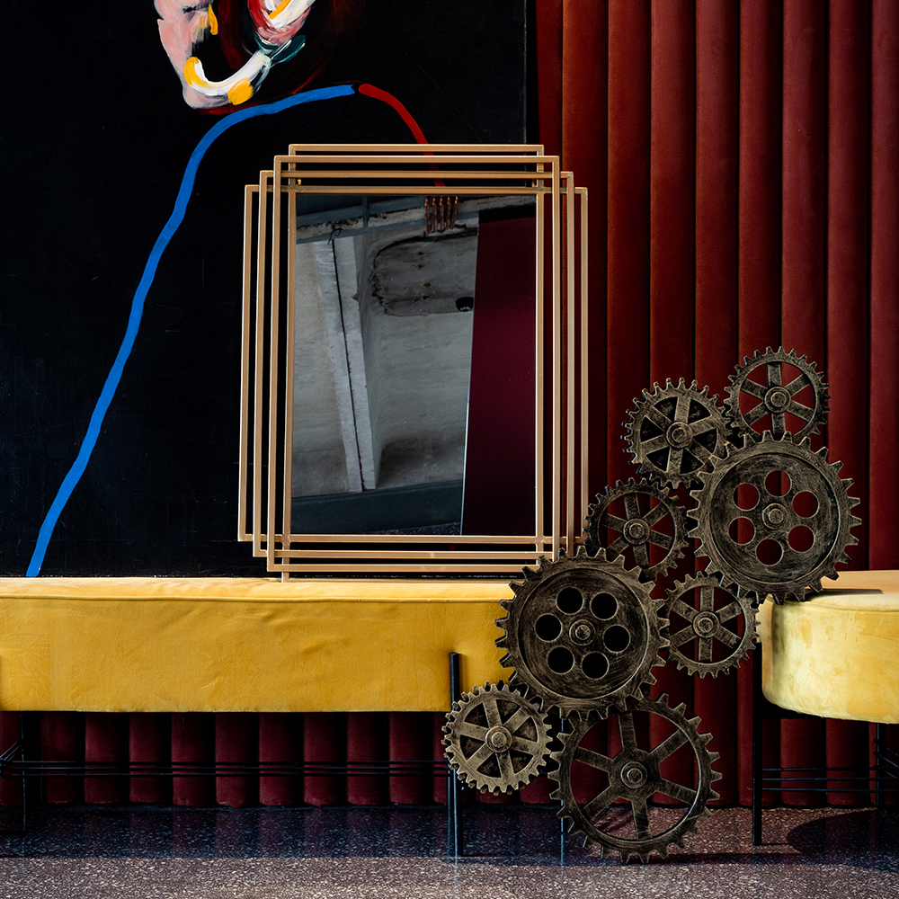 Зеркало настенное Объект мечты Рислинг Голд