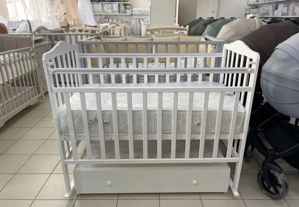 АКЦИЯ!!! Кровать Indigo МИЛАНА NEW+ (маятник, ящик) в комплекте с ортопедическим матрасом