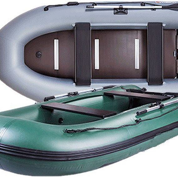 Лодка надувная YUKONA 360TSE (F) (с килем) -с фанерным полом ( серый )