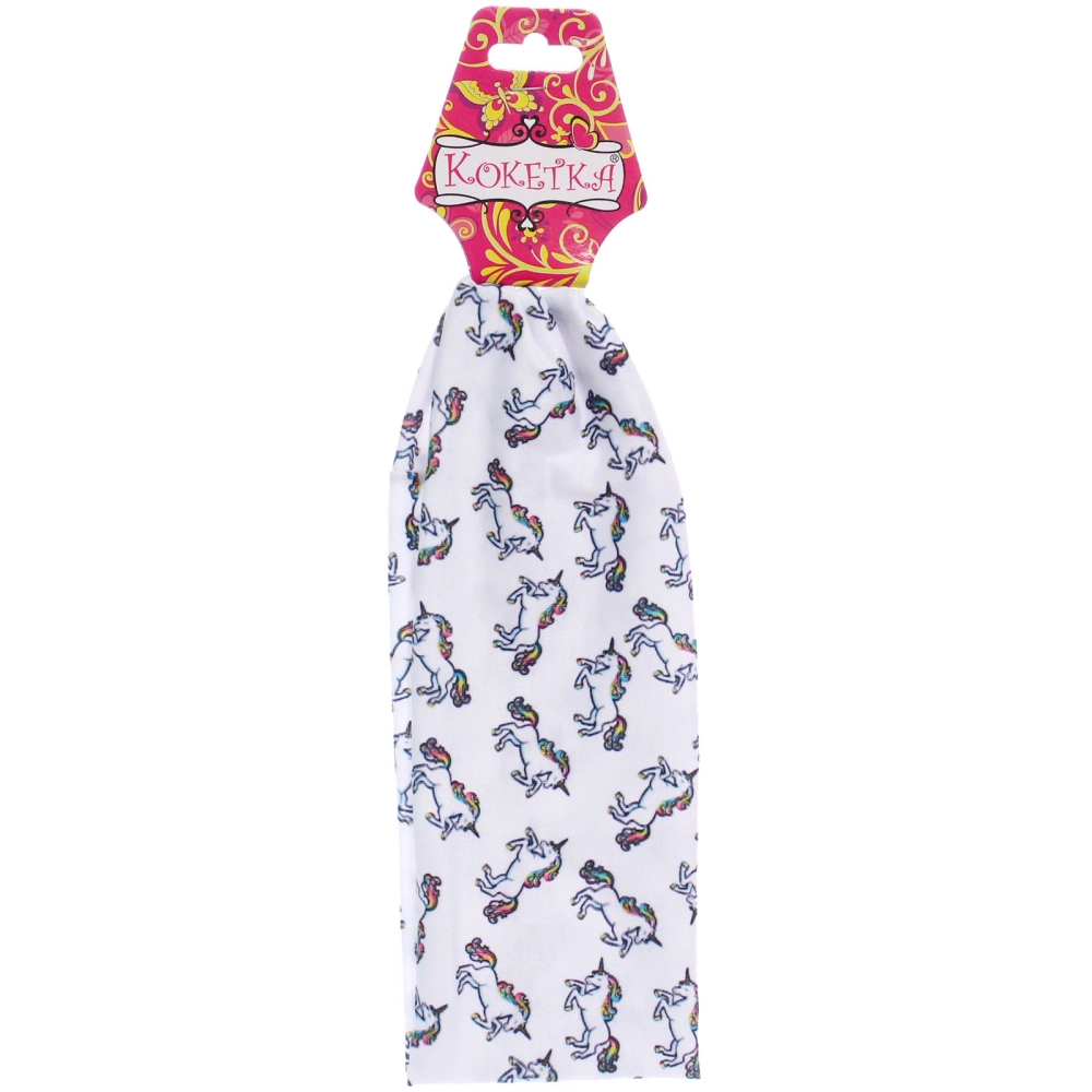 Повязка на голову детская «РОЗОВОЕ ОБЛОКО», звездопад, микс 6 цветов, 6,5*20см (подвес Кокетка)