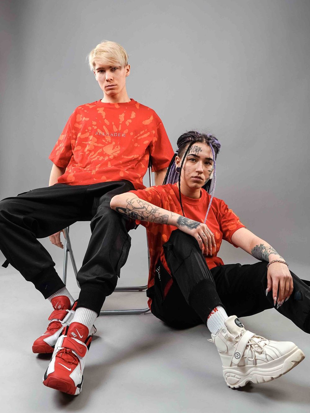 Джоггеры Jogger Street Black Jam Red Pocket