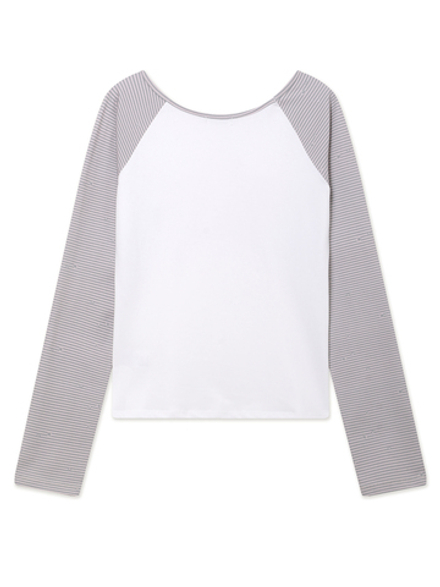 Джемпер Stripe Raglan Long Sleeve