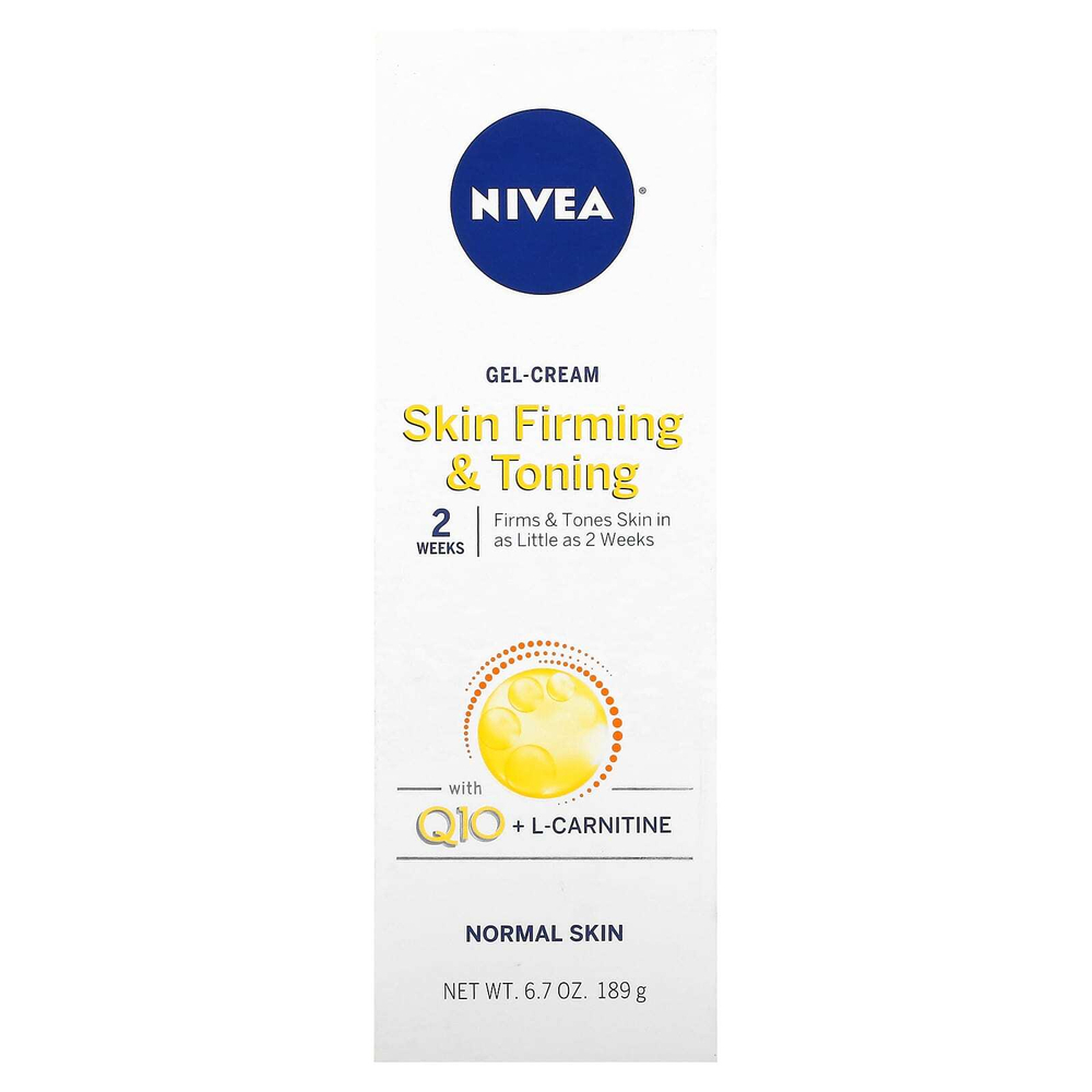 Nivea, укрепляющий и тонизирующий крем-гель с коэнзимом Q10 и L-карнитином, 189 г (6,7 унции)