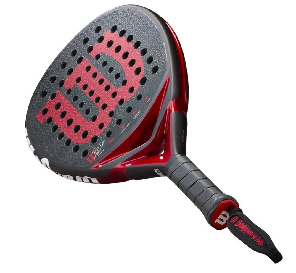 Ракетка для падел тенниса Wilson Bela Pro V3 Padel - black/red