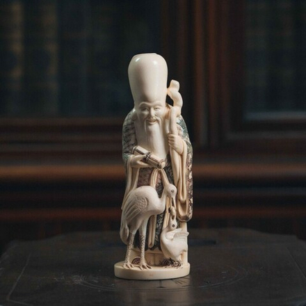 Окимоно «Фукурукудзю». Символ ученой карьеры, мудрости и интуиции