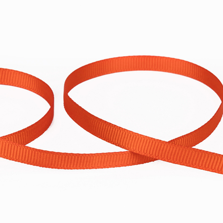 Тесьма декоративная репсовая, 6 мм, цв.047 рыжий