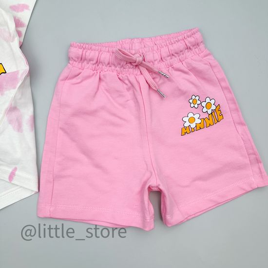 Комплект "Минни" белый/розовый