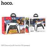 Геймпад HOCO GM9 multi-function PS4 gamepad, беспроводной, черно-белый