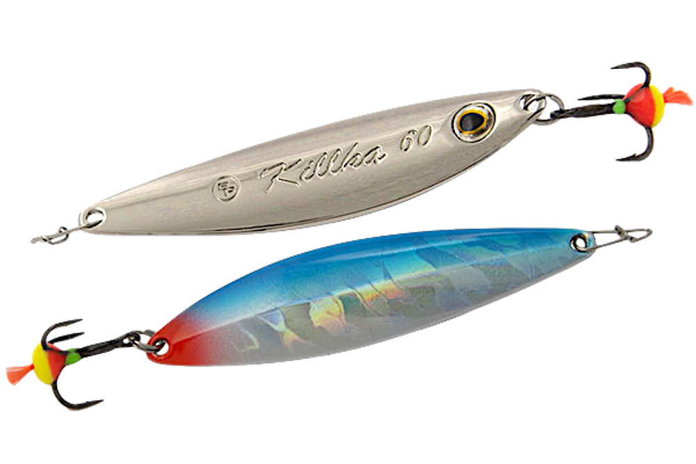 Блесна зимняя EcoPro Killka 070мм 18г BIB Вертикальная Тройник №4