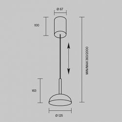 Подвесной светильник Maytoni Vita MOD451PL-L8B3K