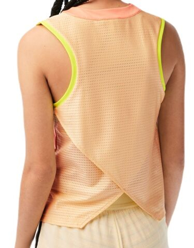 Женский топ теннисный Lacoste Sport Roland Garros T-shirt - peach